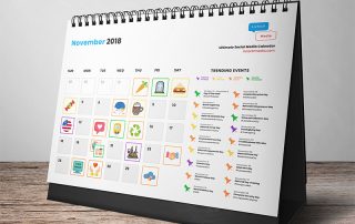 november social media calendar template